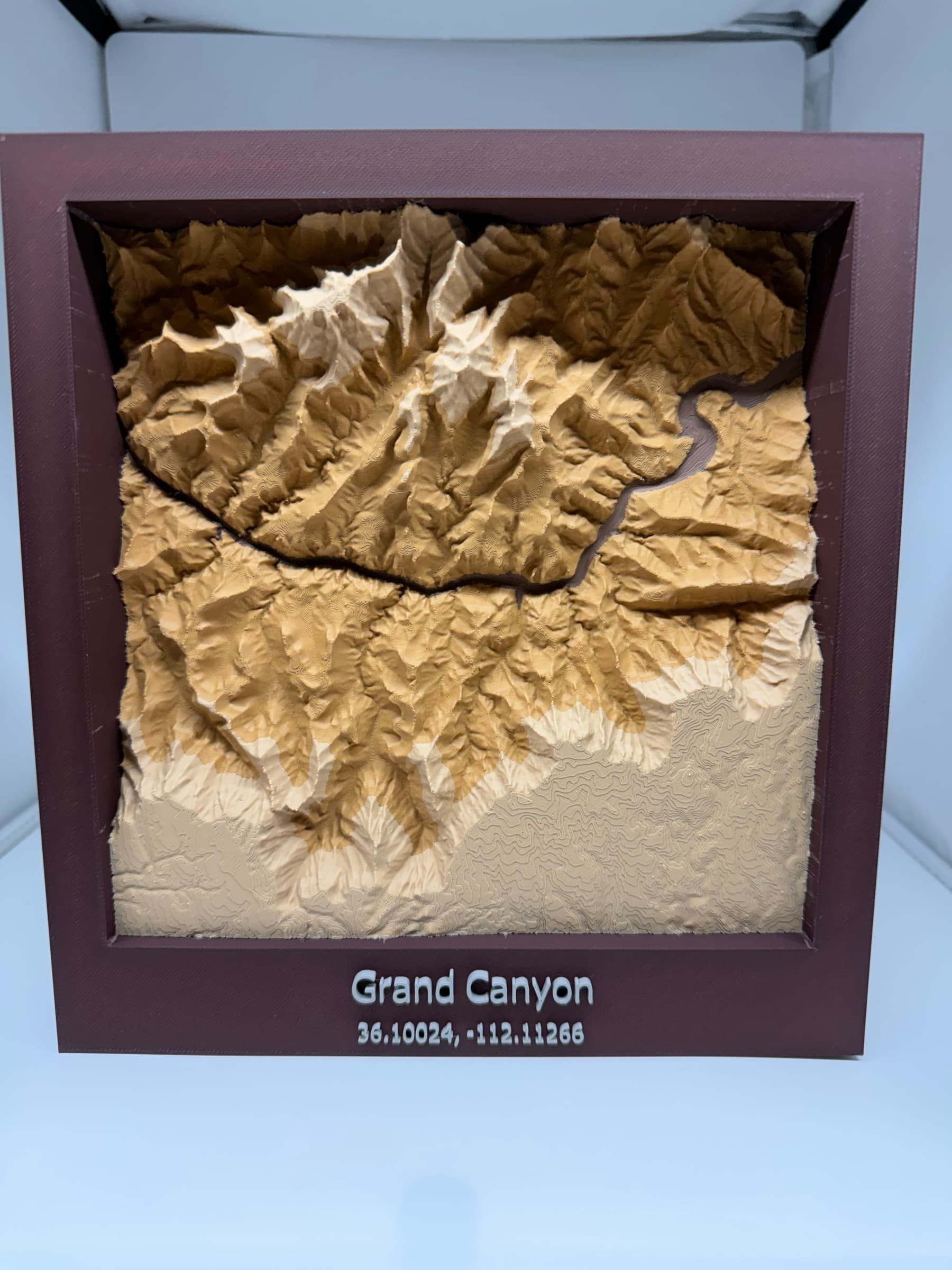 Grand Canyon — full color, warm rock tones